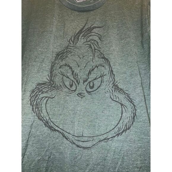 The Grinch T Shirt Adult Medium Green Old Navy Short Sleeve - Picture 2 of 4